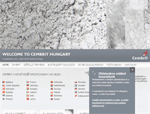 Tablet Screenshot of cembrit.hu