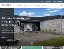 Tablet Screenshot of cembrit.pl